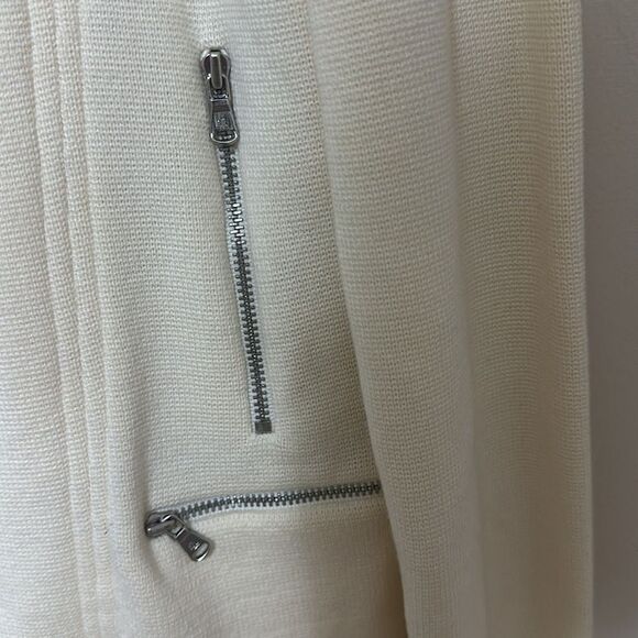 NWT Lauren Ralph Lauren Slant Zip Sweater Jacket - Picture 3 of 6